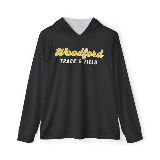 Sports Warmup Hoodie - Black and Gold