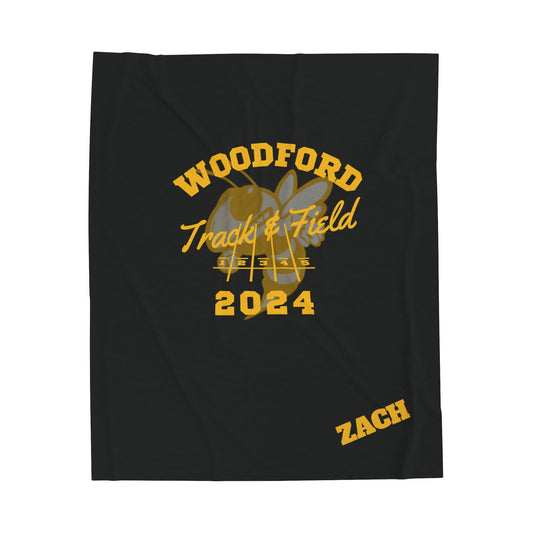 Zach Woodford Velveteen Plush Blanket
